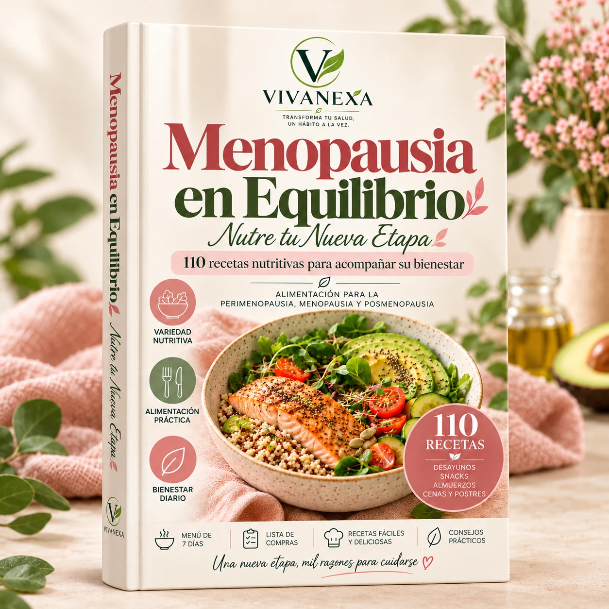Portada real del ebook Menopausia en Equilibrio, Nutre tu Nueva Etapa